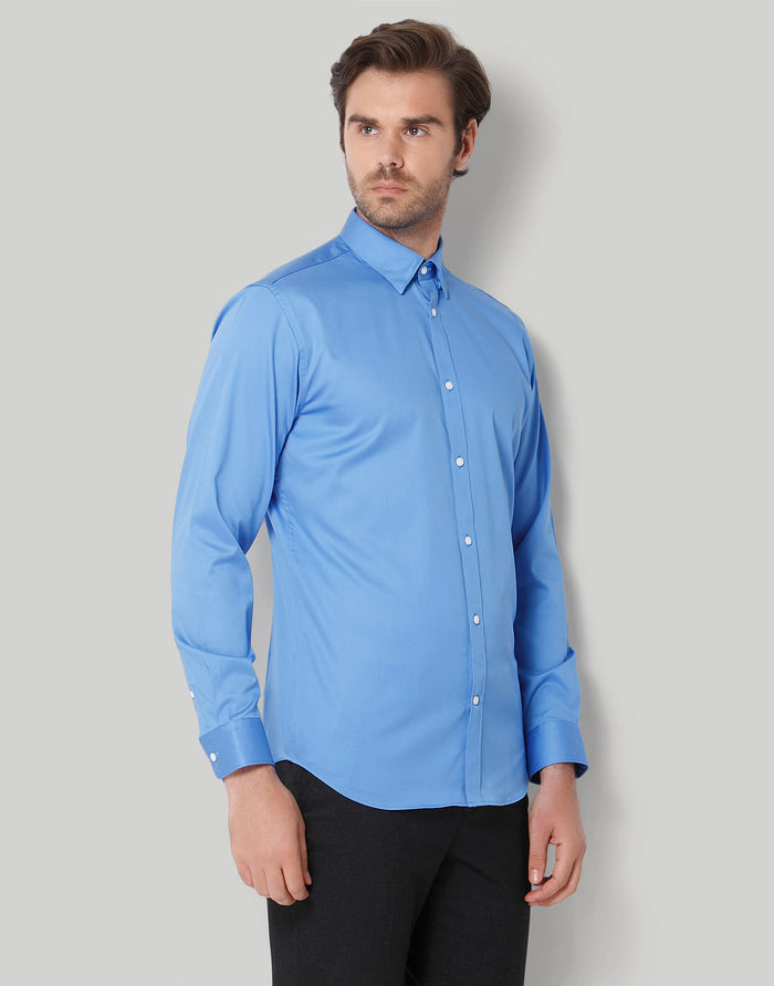 Blue Full Sleeves Shirt