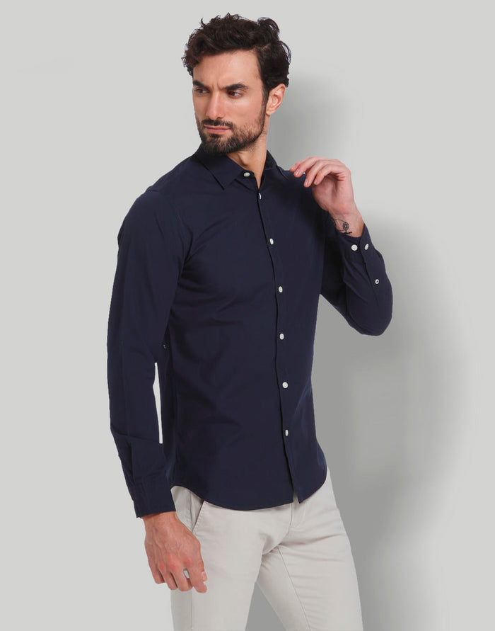 Blue Full Sleeves Shirt