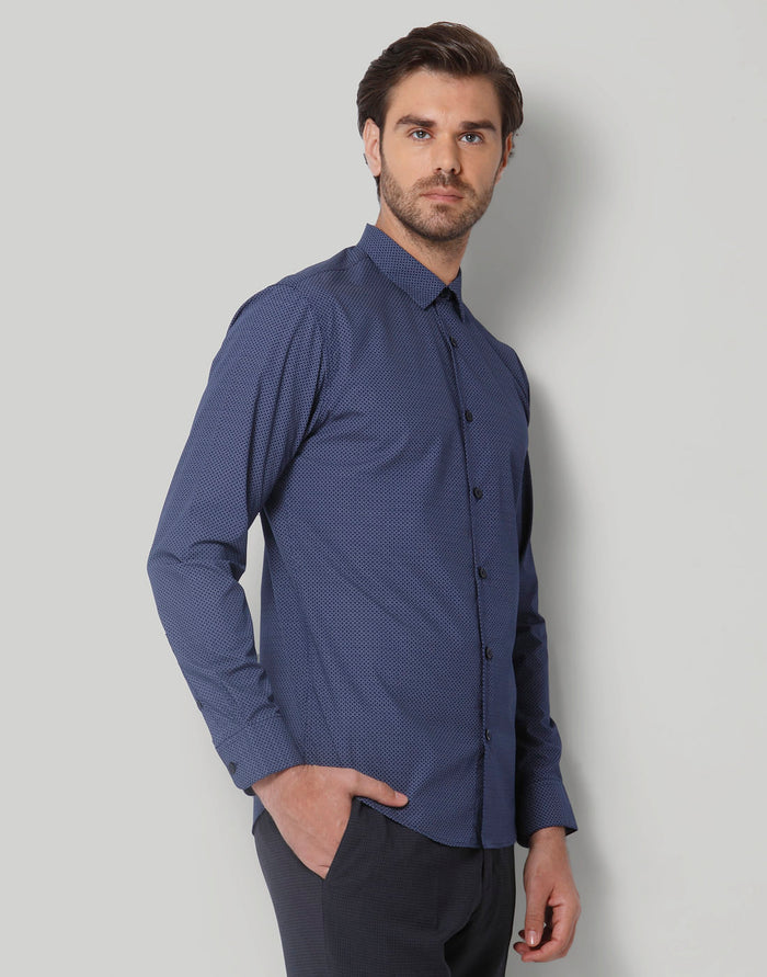 Blue Full Sleeves Shirt