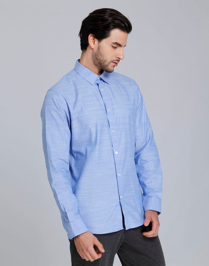 Blue Full Sleeves Shirt