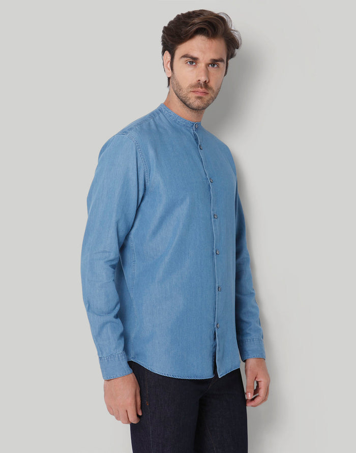 Blue Full Sleeves Shirt
