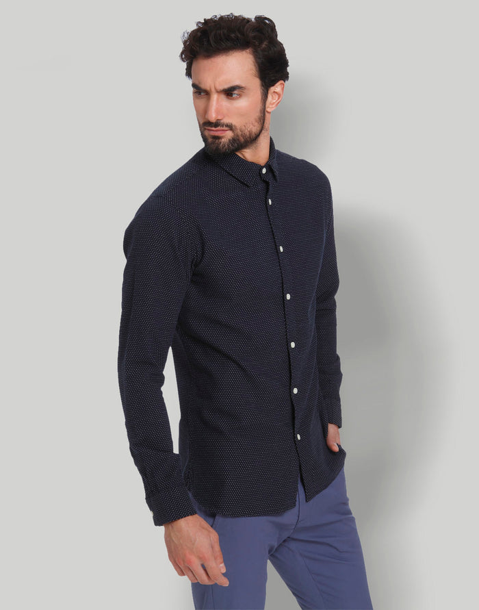 Blue Full Sleeves Shirt