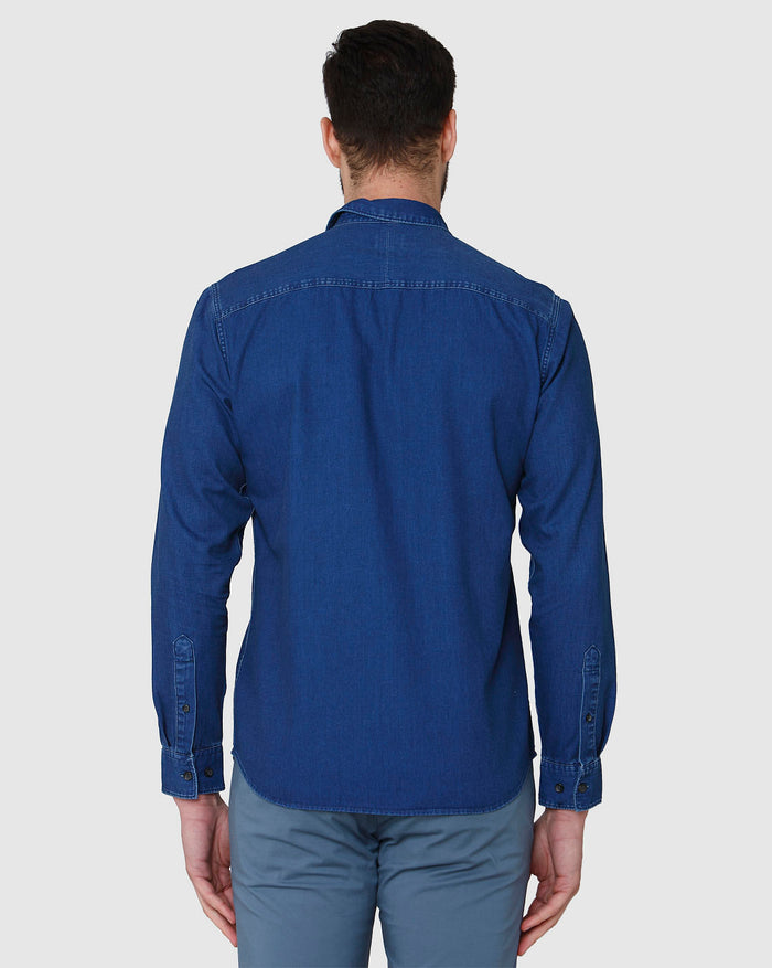 Blue Full Sleeves Shirt