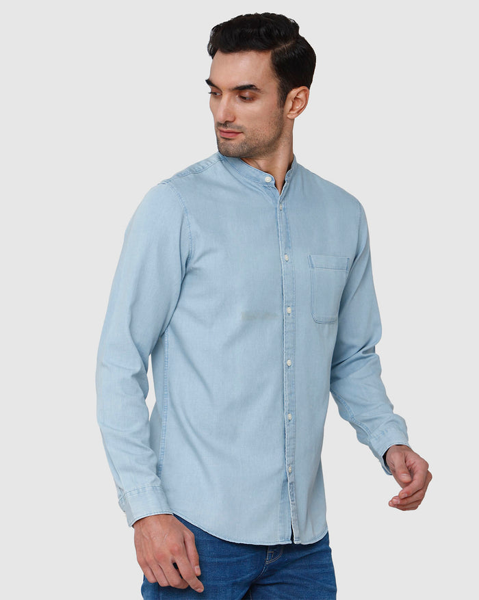 Blue Full Sleeves Shirt