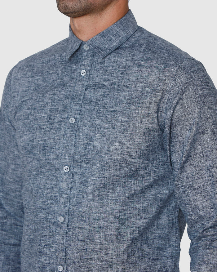 Blue Full Sleeves Shirt