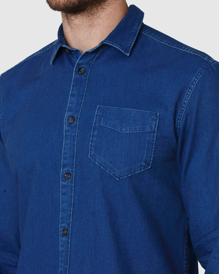 Blue Full Sleeves Shirt
