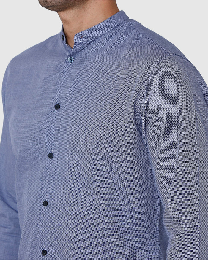 Blue Full Sleeves Shirt
