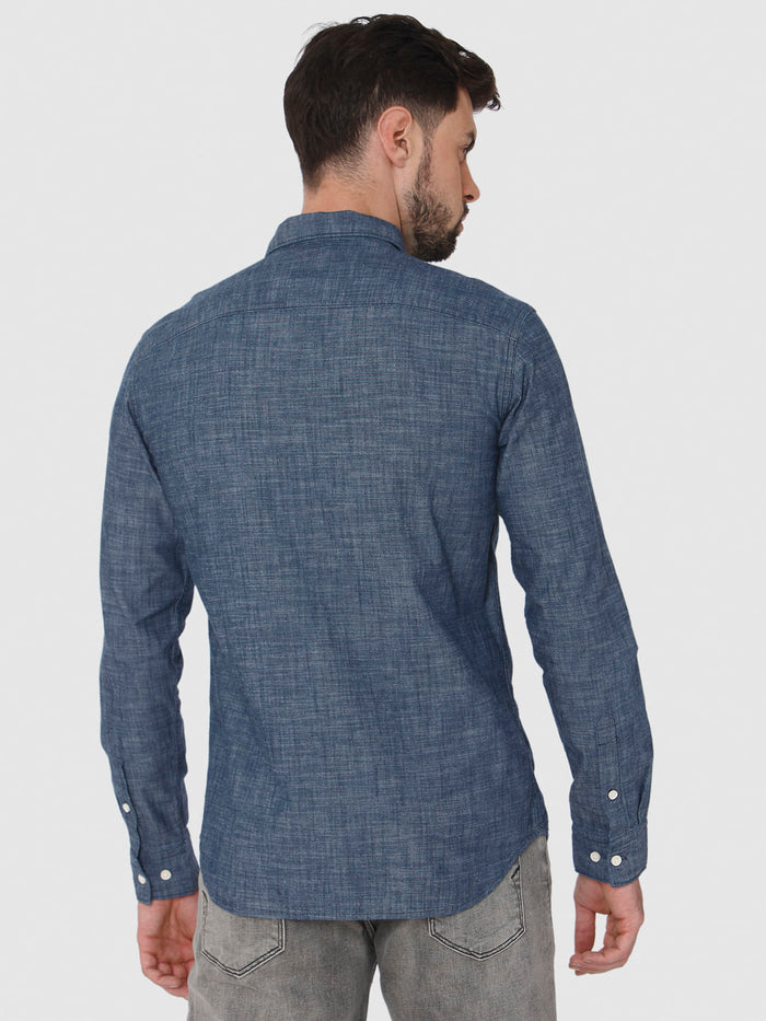 Blue Full Sleeves Shirt