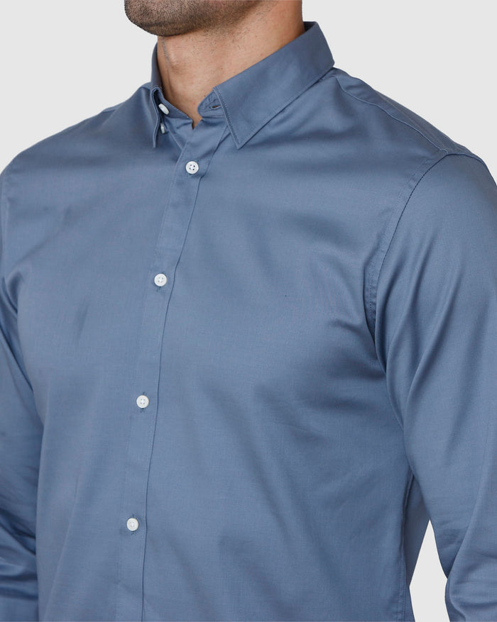 Blue Full Sleeves Shirt