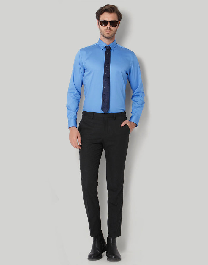Blue Full Sleeves Shirt