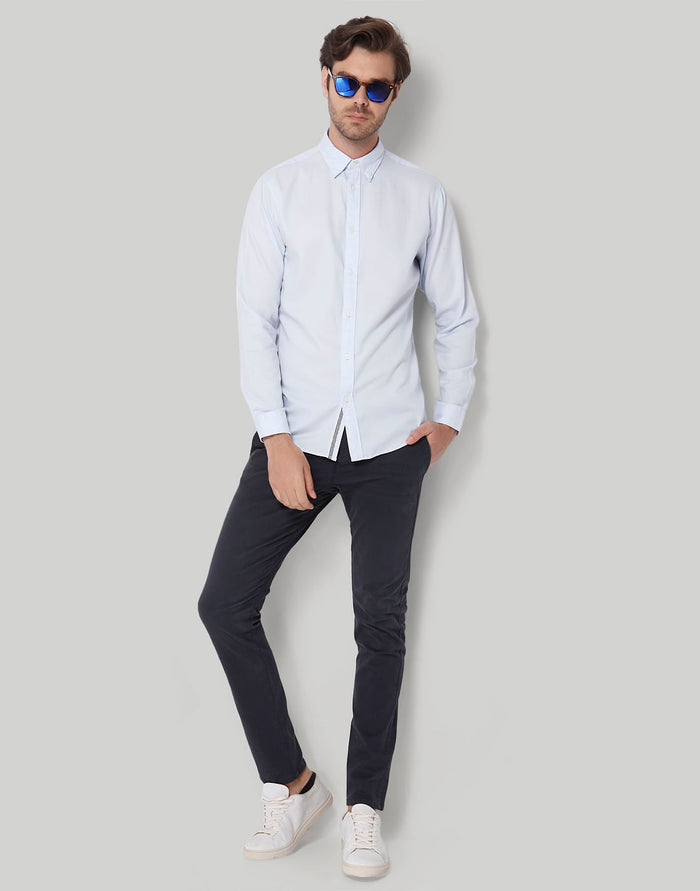 Blue Full Sleeves Shirt