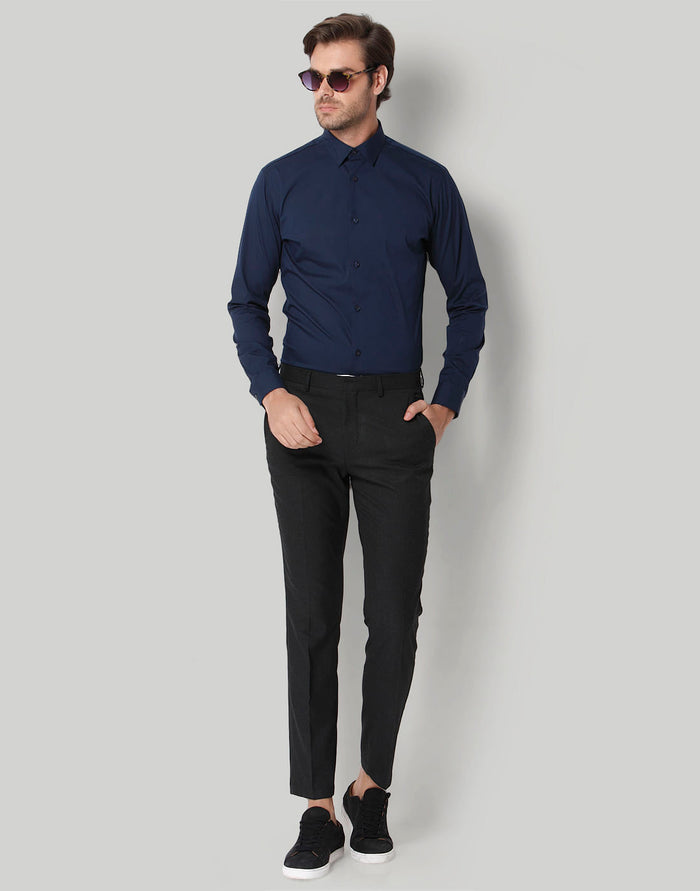 Blue Full Sleeves Shirt