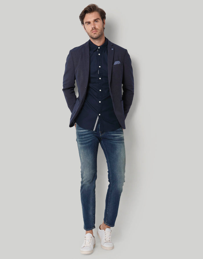 Blue Full Sleeves Shirt