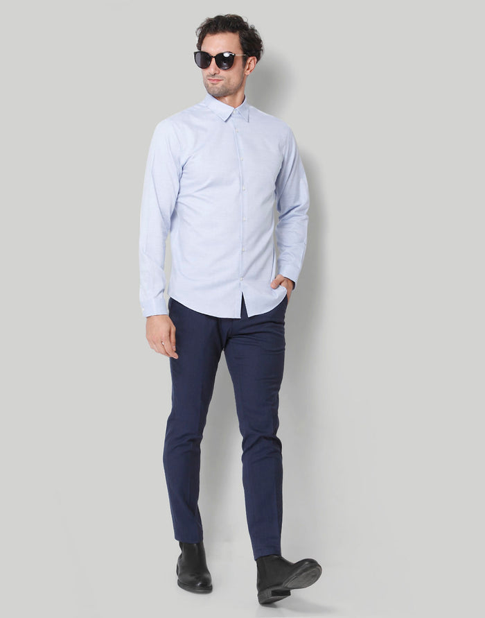 Blue Full Sleeves Shirt