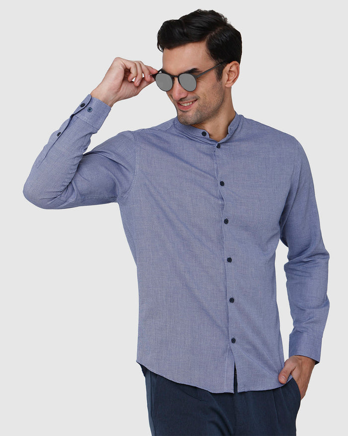 Blue Full Sleeves Shirt