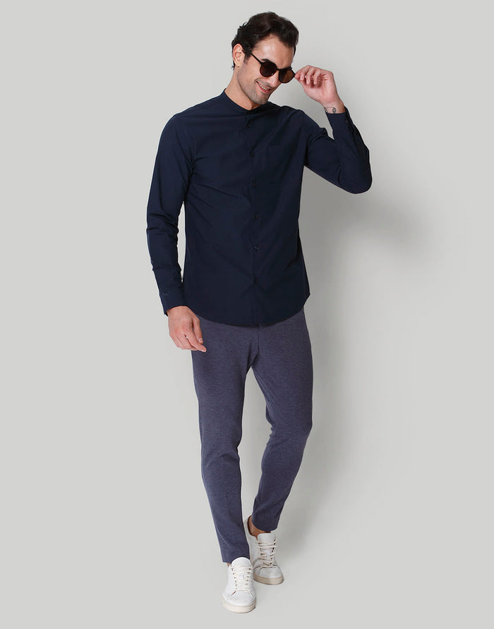 Blue Full Sleeves Shirt