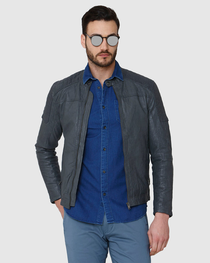 Blue Full Sleeves Shirt