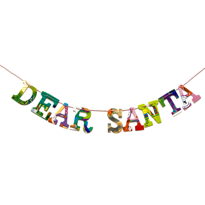 Board Book Garland DIY Kit DEAR SANTA