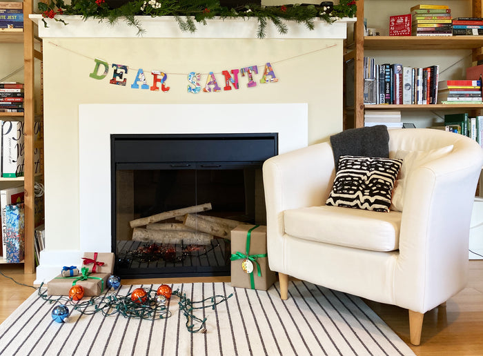 Board Book Garland DIY Kit DEAR SANTA
