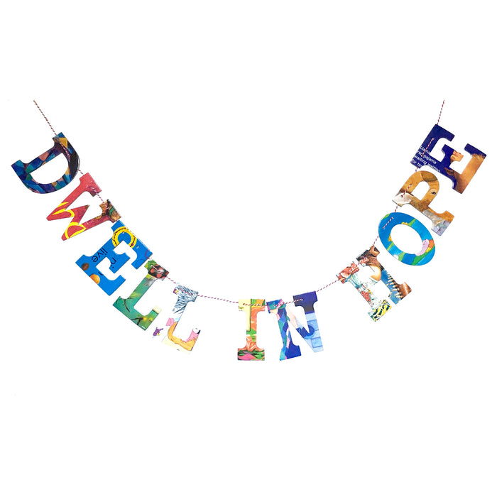 Board Book Garland DIY Kit DWELL IN HOPE