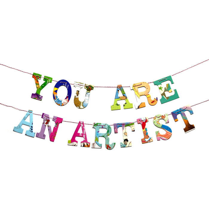 Board Book Garland DIY Kit YOU ARE AN ARTIST