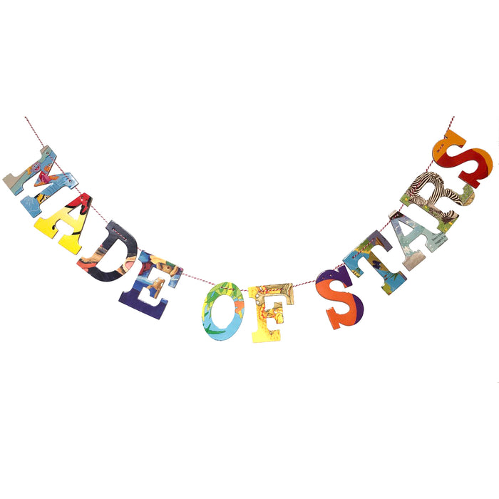 Board Book Garland Kit -- MADE OF STARS