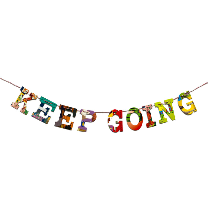 Board Book Garland Kit - KEEP GOING
