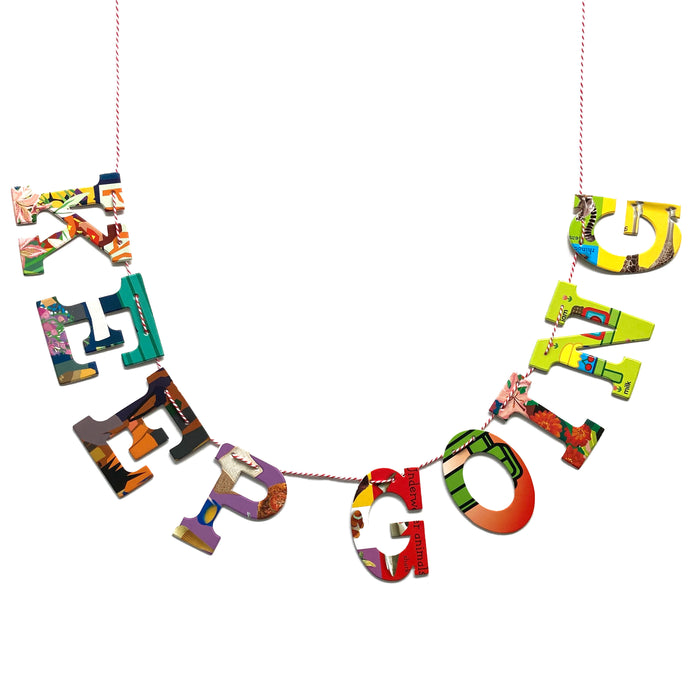 Board Book Garland Kit - KEEP GOING