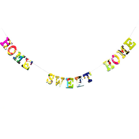 Board Book Phrase Garland Kit - HOME SWEET HOME