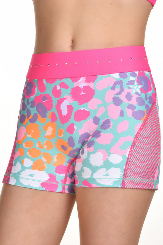 Bold Bloom Compression Shorts
