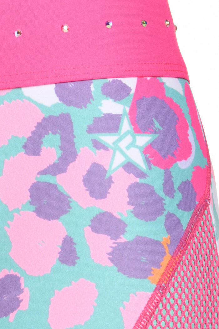 Bold Bloom Compression Shorts