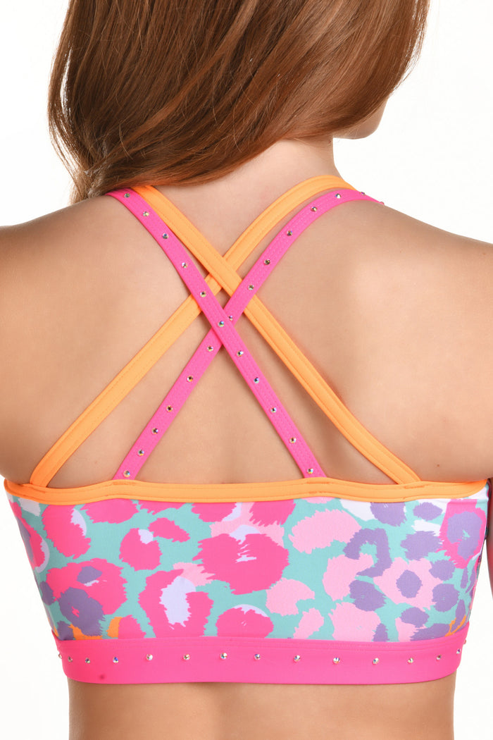 Bold Bloom Sports Bra