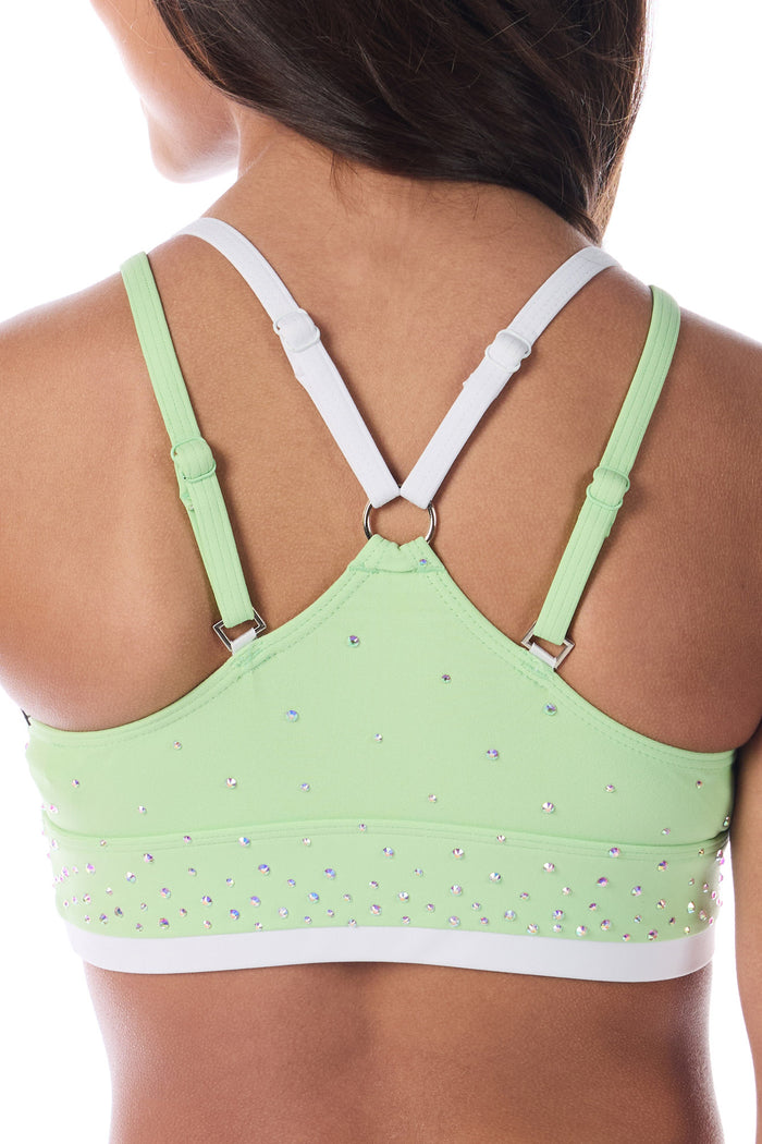 Bonnie Sports Bra in Pistachio