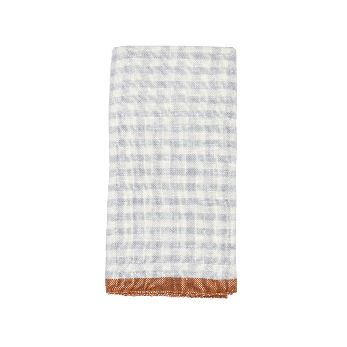 Bonnieux Gingham Kitchen Towels - Blue - S/2