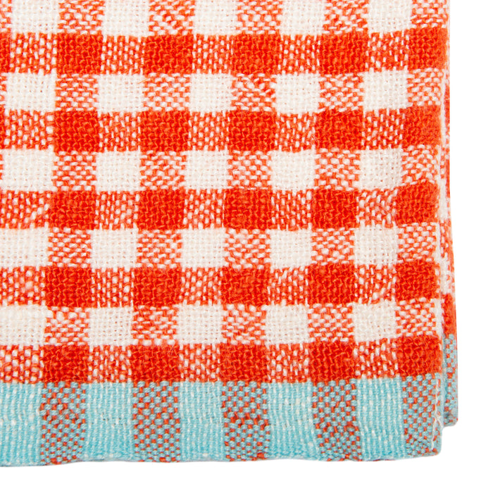 Bonnieux Gingham Napkins- brick - S/2