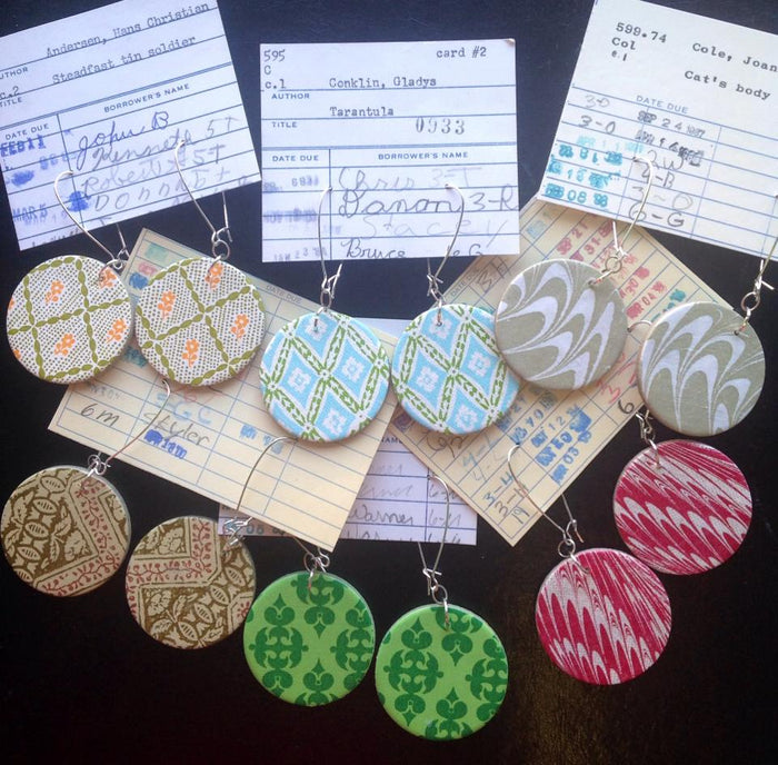 Book Lover Earrings -- 59