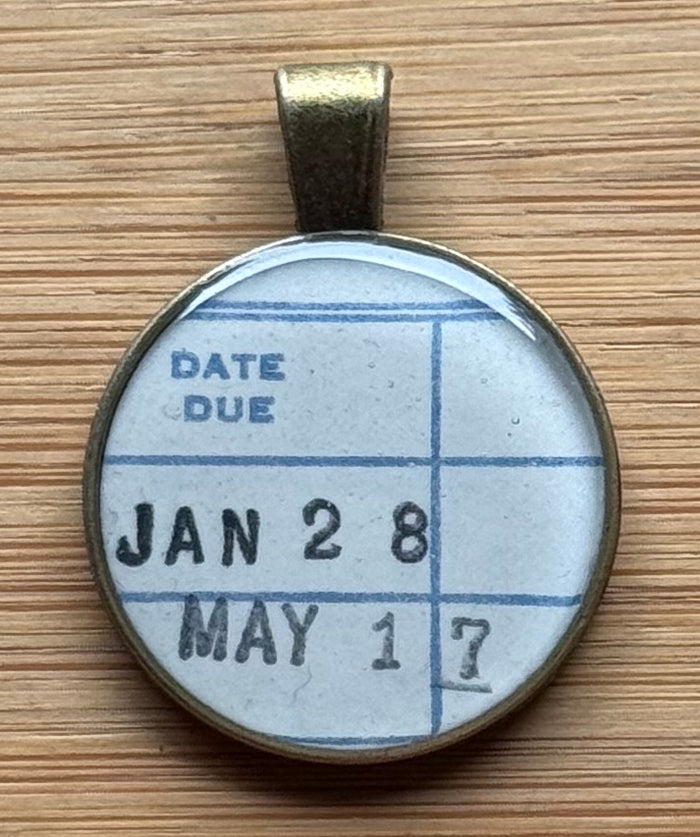Book Lover Necklace -- January 28 May 17