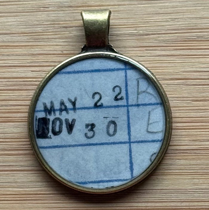 Book Lover Necklace -- May 22 November 30