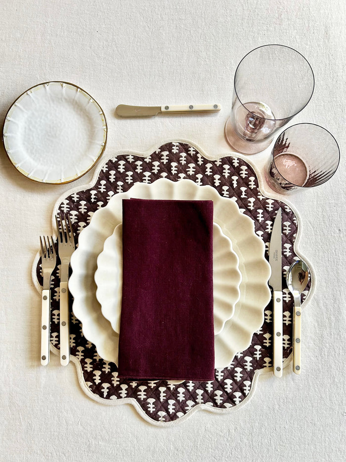 Boti Quilted Placemat - Coco - S/4
