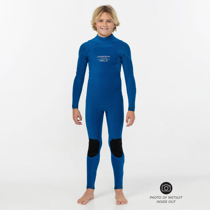 Boy's HyperFreak 3/2+mm Steamer Back Zip - Black