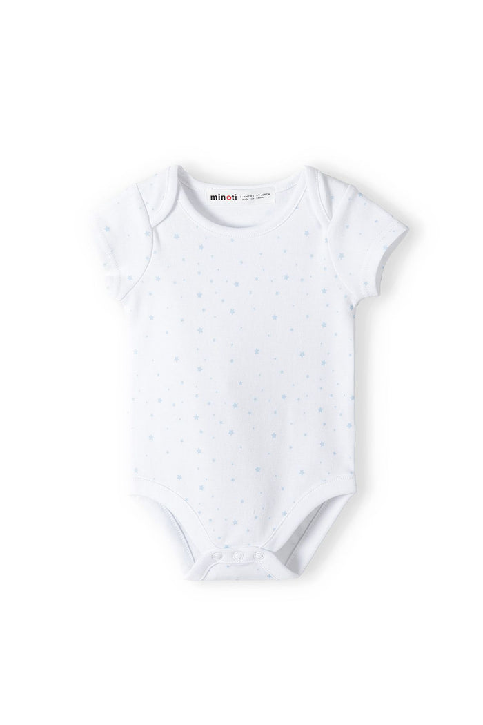 Short Sleeve Bodysuits 3-Pack, Blue, Stars & Stripes - 4