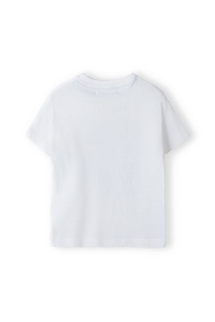 Graphic T-Shirt White, RSRP Print, Crew Neck - 3