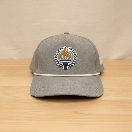 Branded Bills Hat, gray, torch