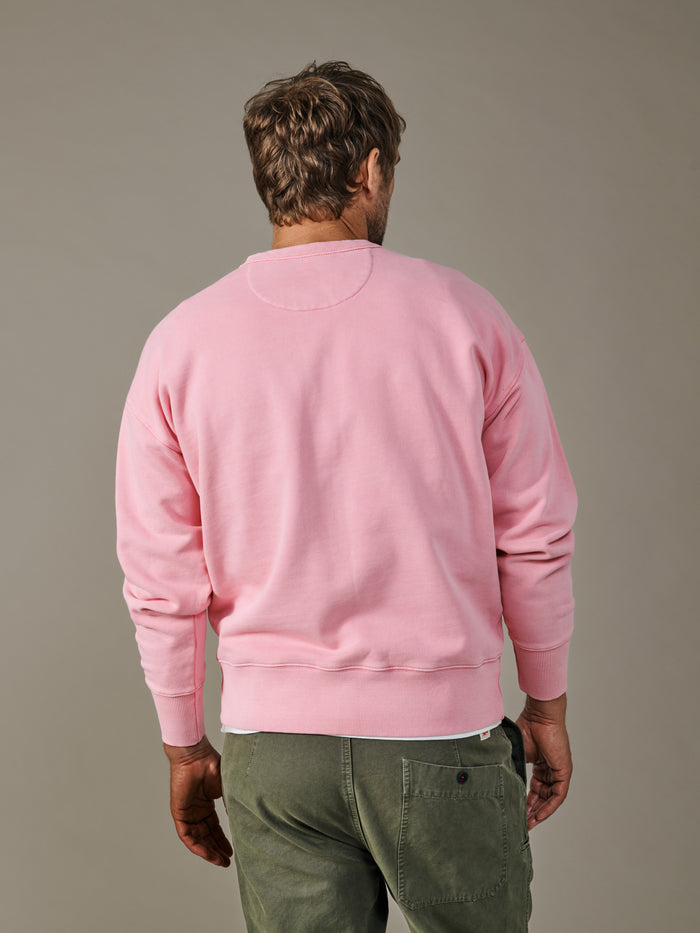 Aubin Peony Pink Brandon Crew Neck Sweat | Crew Neck