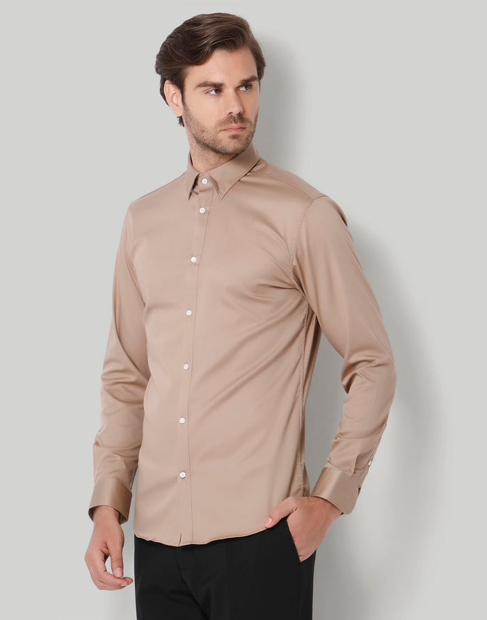 Brown Full Sleeves Shirt