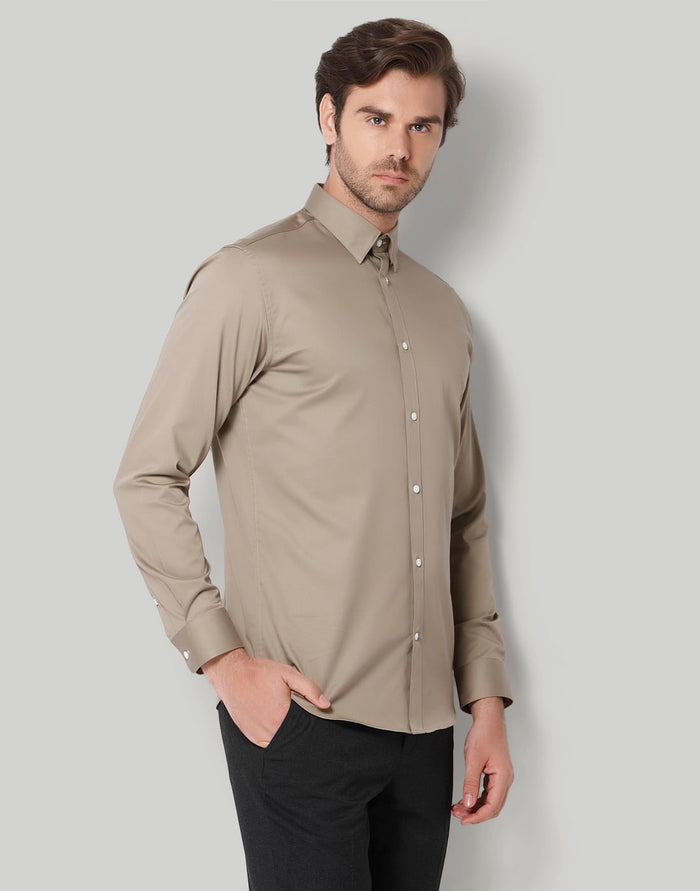 Brown Full Sleeves Shirt