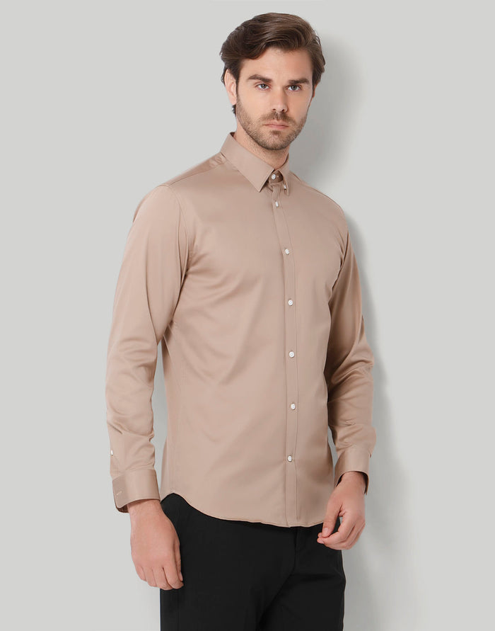 Brown Full Sleeves Shirt
