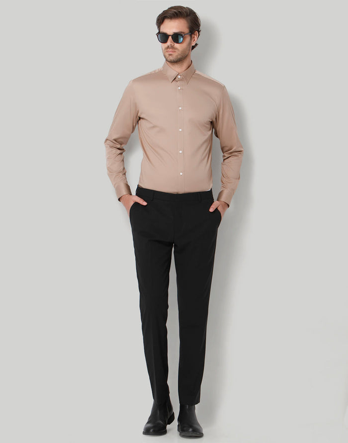 Brown Full Sleeves Shirt