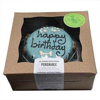 Bubba Rose Biscuit Co. Classic Birthday Cake Blue (Perishable) Bakery Treat