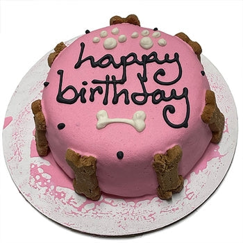 Bubba Rose Biscuit Co. Classic Birthday Cake Pink (Perishable) Bakery Treat